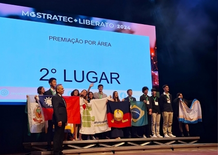 Alunos do IFMS de Nova Andradina brilham na MOSTRATEC 2024