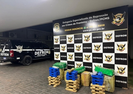 Em Dourados, Defron apreende quase 300 kg de maconha em barracão utilizado como entreposto