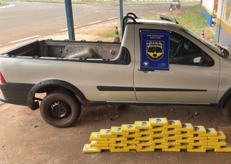 PMR encontra quase 50 kg de cocaína em tanque de combustível de veículo em Ponta Porã