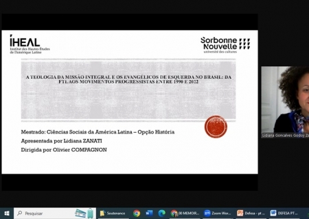 Ex-aluna do Curso de História de Nova Andradina defende mestrado na Sorbonne, em Paris