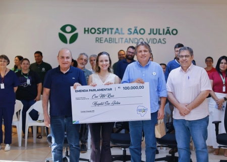 Direção do hospital São Julião exalta atuação de Caravina e agradece emenda de R$ 100 mil