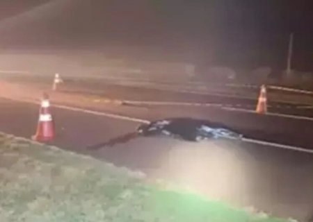 Idoso de bicicleta morre atropelado por caminhão em Rio Brilhante