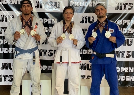 Atletas de Nova Andradina se consagram campeões com seis medalhas no Open Prudente de Jiu-Jitsu