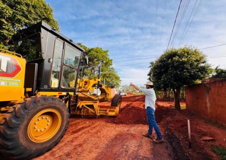 Obras de drenagem e pavimentação avançam na Vila Maria Gonçalves e Olímpio Pinheiro