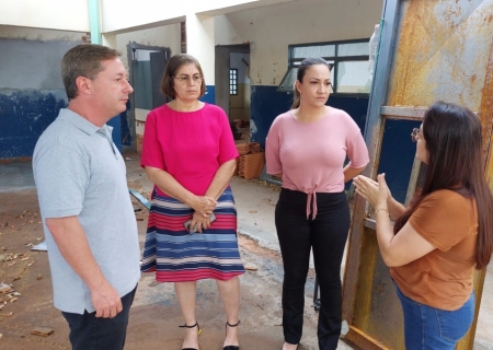 Comissões de Eficácia Legislativa e Educação fiscalizam obras da Escola Municipal Mundo da Criança e cobram prazo de entrega