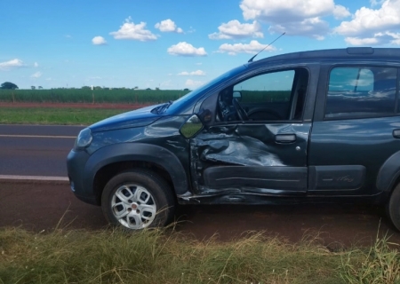 Sem CNH, mulher se envolve em acidente de trânsito na MS-134 em Nova Andradina