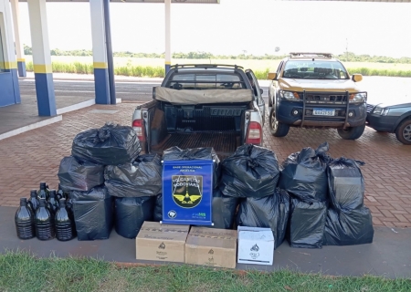 Em Ipezal, Polícia Militar Rodoviária apreende R$ 12 mil em mercadorias oriundas do Paraguai
