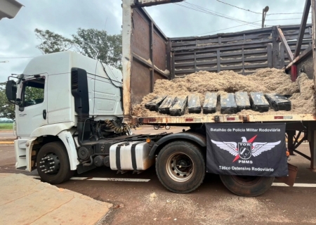 TOR prende motorista transportando mais de 2 toneladas de maconha na MS-379