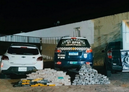 Em Corumbá, picape que transportava geladeira ocultava drogas