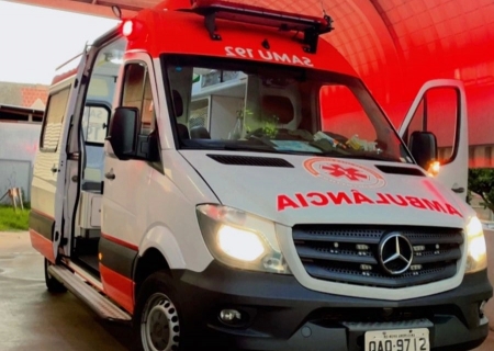 Duas pessoas ficam feridas em acidentes de trânsito no centro de Nova Andradina