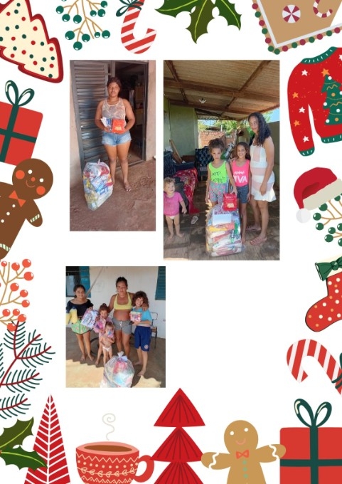 Polícia Civil entrega cestas de Natal para diversas famílias em Taquarussu