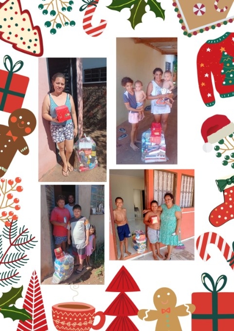 Polícia Civil entrega cestas de Natal para diversas famílias em Taquarussu