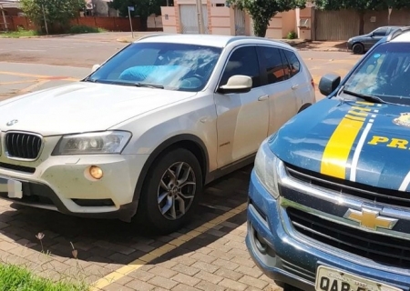 BMW furtada em Mato Grosso é recuperada pela PRF em Bataguassu