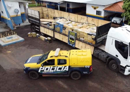 Polícia Militar Rodoviária prende motorista que transportava R$ 38,3 milhões em maconha em MS