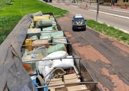 PRF apreende mercadorias ilegais durante abordagem em Bataguassu