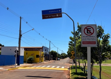 Rua João Antônio da Silva, na lateral da lagoa, tem horário de estacionamento restrito