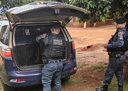 Homem acusado por homicídio no Mato Grosso é preso pela Força Tática em Ivinhema