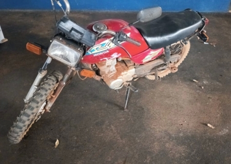 Ação policial resulta na recuperação de moto furtada em Novo Horizonte do Sul