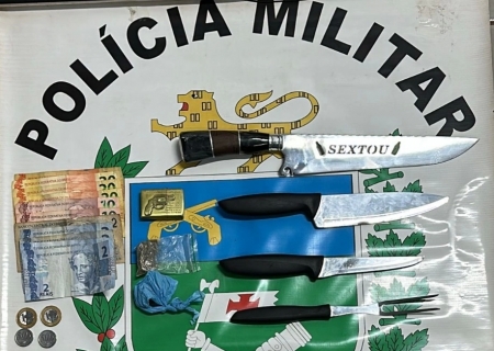 Suspeitos de tráfico são detidos em Ivinhema e um deles ainda acusado de violência doméstica