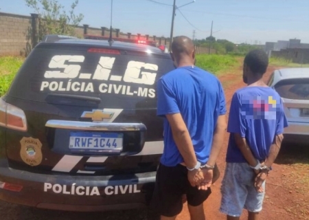 SIG prende dupla que fez motorista refém e roubou um carro em Dourados