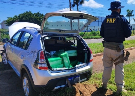 Em duas apreensões, PRF mais de 200 kg de maconha em Três Lagoas e Água Clara