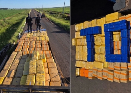 TOR apreende na saída da fronteira quase 6 toneladas de droga em Amambai