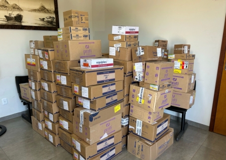 Lote de medicamentos avaliado em R$ 123 mil chega em Taquarussu