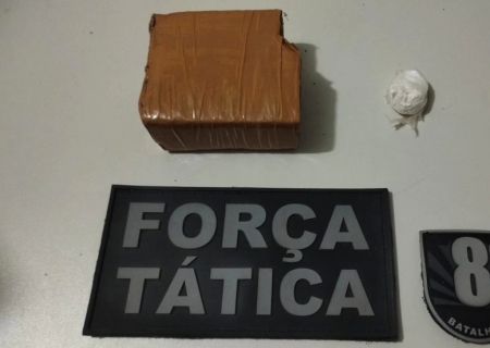 Passageiro do tráfico: homem é preso transportando maconha e cocaína para Anaurilândia