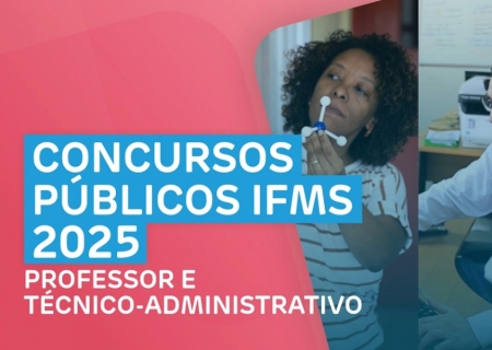 IFMS abre inscrições em concursos para docentes e técnicos
