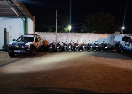 Trânsito Seguro: Polícia Militar remove 11 motos ao pátio do Detran em Nova Andradina