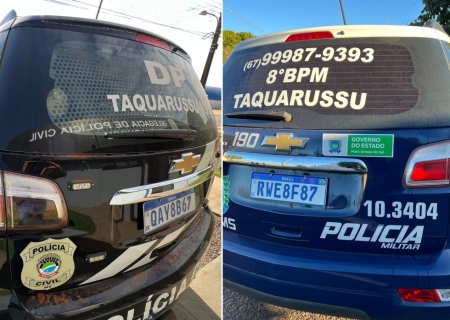 Foragido da Justiça é preso em ação conjutna da polícia em Taquarussu