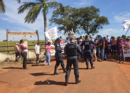Trecho da rodovia MS-395 que estava interditado por manifestantes é liberado após intervenção da polícia