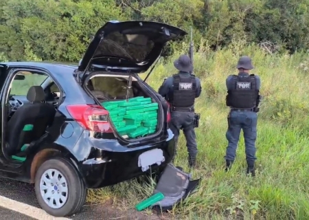 TOR prende traficante, apreende carga de drogas e recupera veículo roubado em MS