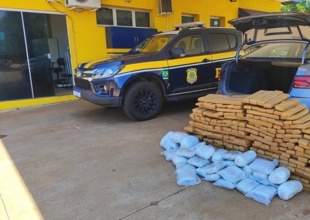 Duas mulheres são presas com mais de 300 kg de maconha em Três Lagoas