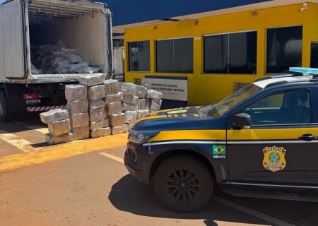 Quase uma tonelada de maconha é apreendida pela PRF em Três Lagoas