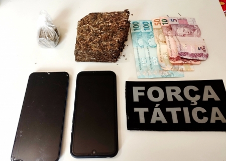 Força Tática prende dois homens por tráfico de drogas em Nova Andradina