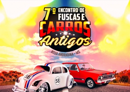Shows, dança e desfile de pin-ups animam o 7º Encontro de Fuscas e Carros Antigos