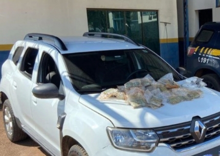Mulher é presa pela PRF com 14 kg de haxixe em Ivinhema