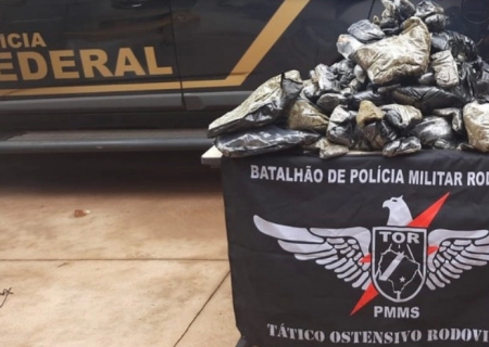 Ação conjunta apreende cerca de 60 kg de haxixe na fronteira com o Paraguai