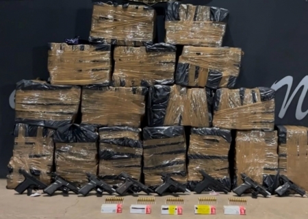Garras localiza 'paiol do crime' e realiza prisão por tráfico de drogas e posse de armas na Capital