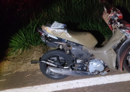 Condutor bêbado é preso após colidir com o carro na traseira de Biz e deixar dois gravemente feridos entre Taquarussu em Nova Andradina