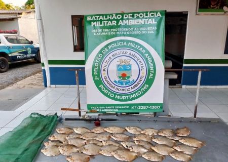 Dois idosos são multados por pesca predatória em MS
