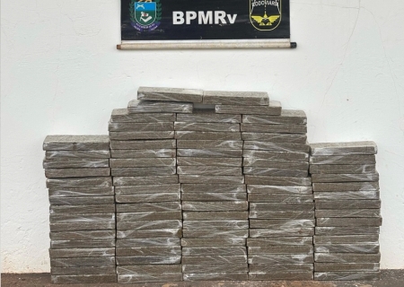 TOR apreende veículo 'recheado' de tabletes de maconha na região de Ivinhema