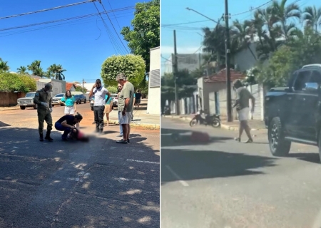 Condutor de caminhonete não passou por bafômetro e nem foi conduzido para Delegacia, durante ocorrência de trânsito com lesão corporal