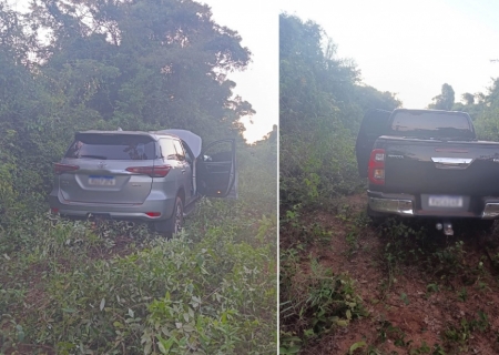 Quadrilha mineira é presa e duas  caminhonetes roubadas foram recuperadas em ação conjunta em Nova Andradina