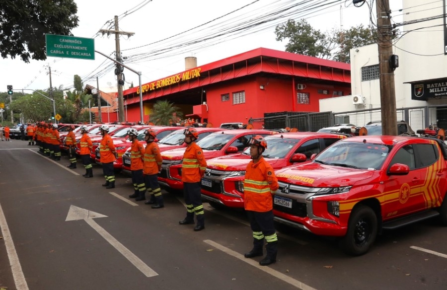 Governo de MS entrega viaturas e equipamentos para a Polícia Penal e para combater aos incêndios no Pantanal