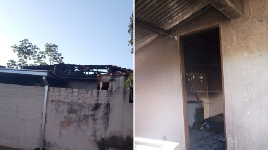 Incêndio em residência mobiliza Corpo de Bombeiros em Nova Andradina