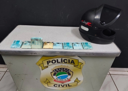 Homem é preso após furto de malote contendo R$ 7,8 mil em Naviraí