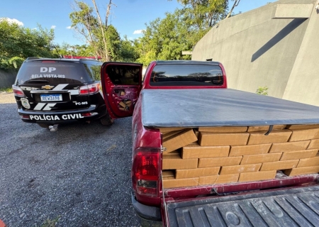 Polícia Civil apreende 1,7 tonelada de maconha e prende suspeito em Bela Vista