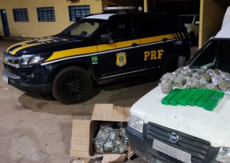 Após nervosismo, PRF prende motorista com maconha e skunk em Bataguassu